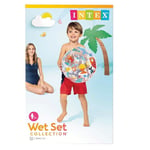 INTEX Kids Deluxe 20" FISH Big Large Inflatable Beach Ball HOLIDAY SWIM FUN UK