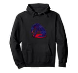 Dark hellhound with red accents - Barghest Pullover Hoodie