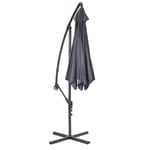 3m Hanging Banana Cantilever Garden Parasol - Grey