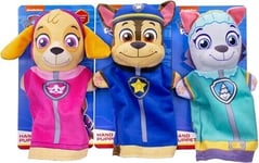 GG530	lot de 3 pcs : Paw Patrol Marionnette à main en peluche  14x26,5cm