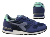 Diadora Camaro Mens Blue Trainers - Size UK 3.5