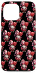 iPhone 13 Pro Max Funny Valentines Gnome Dad Graphic With Red Heart Lollipops Case