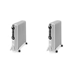 Delonghi trrs1225 Radiateur Radia de s Serie (pour pièces jusqu'à 75 m³, 2500 W) Gris & TRRS0920 Radias Radiateur bain d'huile, Gris