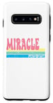 Galaxy S10 MIRACLE Name Personalized Cute Idea Groovy Women MIRACLE Case