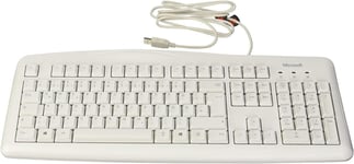 Microsoft Wired USB Keyboard 200 PC White German QWERTZ 6Jh-00028