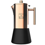 Cecotec Cafetière Italienne Moking 1000. Acier Inoxydable, Design élégant, Convient au Lave-Vaisselle, Capacité de 500ml, Compatible avec Cuisine à gaz, électrique ou vitrocéramique (Moking 200)