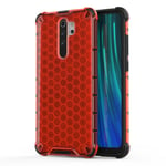 Bofink Honeycomb Xiaomi Redmi Note 8 Pro skal - Röd