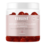 Must Essentials Anti-Wrinkle Collagen Gummies Raspberry (60 gummies)