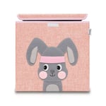 Boîte de rangement en tissu pour enfant "lapin" avec couvercle, compatible Ikea Kallax Lifeney Fackelmann