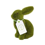 Talking Tables Small Artificial Grass Bunny Table Decorations Centrepiece | 15cm (6") Moss Rabbit Figure | for Easter, Kids Birthday, Mad Hatter Tea Party, Alice in Wonderland Theme, Green, 15 cm