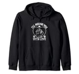 I'll Hound You With Love Otterhounds Otterhound Dog Zip Hoodie