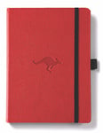 Dingbats - Carnet De Notes Moyen Format Wildlife Squared, Kangourou Rouge, A5 - Couverture Rigide - Papier Crème 100 G/m² Résistant À L'encre