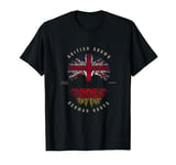 UK British Grown German Roots DNA Germany Flag T-Shirt