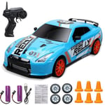 2.4G Drift Rc Car 4WD RC Drift Car Lelu Kaukosäädin GTR Malli AE86 Vehicle Car RC Kilpa-autolelu lapsille Joululahjat