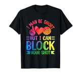 Peace Love Volleyball Vintage I Can Block Your Shot Man Gift T-Shirt