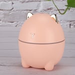 Houseold Office Cute Cat Shape Air Purifier Humidifier USB Atomizer 200ml Pink