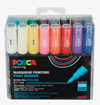 Posca Marker Set 16-p Mixade Färger PC-1M Spets 0,7-1,3 mm