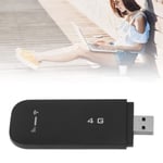 (Black)Portable USB 4G LTE Wi-Fi Router Stable Signal Mobile WiFi Hotspot