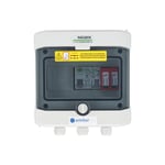 EMITER EM-265_AC AC-fördelningsskåp, IP65, SPD AC Dehn typ 2, överströmsskydd 20A 1-F, RCD typ A 40A/300mA