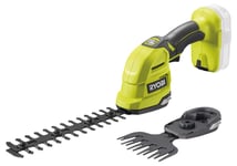 Ryobi 2‐i‐1 gräs‐ och häcktrimmer 18 V, RY18GSA‐0