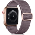 Loop-armband Kompatibel med Apple Watch, Justerbar Stretch Nylon Flätad Sport Ersättningsarmband för iWatch SE Serie 9/8/7/6/5/4/3/2/1