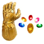 LED-valo Thanos Infinity Gauntlet elektronisille nyrkki PVC-käsineille paristoilla