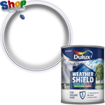 Weather  Shield  Quick  Dry  Gloss  Paint ,  750  Ml -  Pure  Brilliant  White