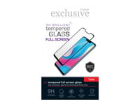 Insmat Exclusive - Skärmskydd För Mobiltelefon - Helskärm, Skinande - 2.5D - Glas - Ramfärg Svart - För Samsung Galaxy A16 5G