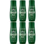 6 X SodaStream Classics Ginger Ale, Sparkling Drink Mix 440ml - 1424201441