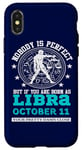 Coque pour iPhone X/XS Signe du zodiaque Balance 11 octobre Astrologie Horoscope Anniversaire