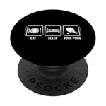 Eat Sleep Play Ping Pong Sport PopSockets Support et Grip pour Smartphones et Tablettes