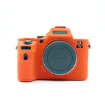 Étui en silicone en caoutchouc portable sac photo pour Sony ILCE-7RII A7II A7R mark2 A7SII housse de protection - Type Orange