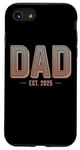 iPhone SE (2020) / 7 / 8 New Dad Est 2025 First Fathers Day Promoted to Daddy Vintage Case