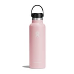 Hydro Flask - Water Bottle 621 ml (21 oz) - Vacuum Insulated Stainless Steel Water Bottle with Leak Proof Flex Cap and Powder Coat - BPA-Free - Standard Mouth - Trillium