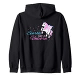 Sparkle Like A Unicorn Magic Dreams Zip Hoodie