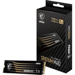 SPATIUM M482 SSD 1TB - Disque SSD Interne 1 to, PCIe 4.0 NVMe M.2, Lecture 7200 MB/s & Écriture 6100 MB/s, 3D NAND, Sécurité des Données Intégrée, Garantie 5 Ans (600 TBW)