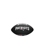 Wilson, Ballon de Football américain, Mini NFL Team Soft Touch, New England Patriots, Pour les joueurs amateurs WTF1533BLXBNE, Mixte Adulte, Noir, Taille Unique