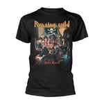 RUNNING WILD - PORT ROYAL BLACK T-Shirt, Front & Back Print Small