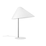 Carl Hansen - Opala Table Lamp Midi White Chrome E27-C - Bordslampor - Hans J. Wegner - Vit