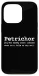 iPhone 13 Pro Petrichor Word Funny Poetic Nature Forest Rain Soil Love Fan Case