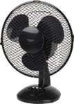 Nordic Home Culture Desk Fan 230mm - Musta