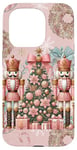 Coque pour iPhone 15 Pro Coquette Rose Casse-Noisette Décoration de Noël Mignon