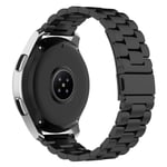 Huawei Watch GT / Samsung Galaxy Watch (46mm) stainless steel watch band - Black