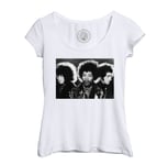 T-Shirt Femme Col Echancré The Jimi Hendrix Experience Rock 70's Vintage Groupe