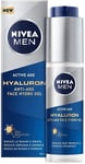 NIVEA MEN Hyaluron Face Gel (50 ml), Anti Wrinkle Face Moisturiser for Men, Fac