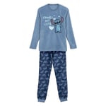 Pyjamas Stitch Blå - L