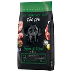 Fitmin Dog For Life, lammasta ja riisiä - 2 x 12 kg