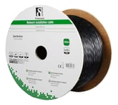 DELTACO Cat6A Outdoor cable SFTP black 305m