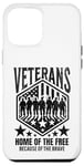 Coque pour iPhone 14 Pro Max Maison des anciens combattants de The Free Because Of The Brave USA