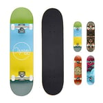 Skateboard Osprey complet débutants double kick trick, 31 x 8”, deck érable